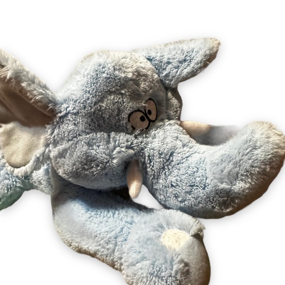 - Baby Blue Elephant Stuffed Plush Soft Toy Lovey Cedar Fair - Picture 8 of 8